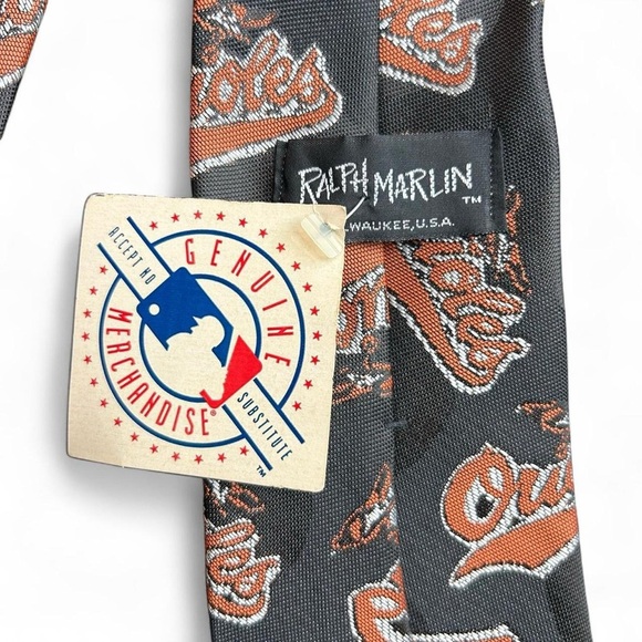 Vintage Baltimore Orioles Tie – NWT – MLB Baseball Fan Collectible - Picture 3 of 7